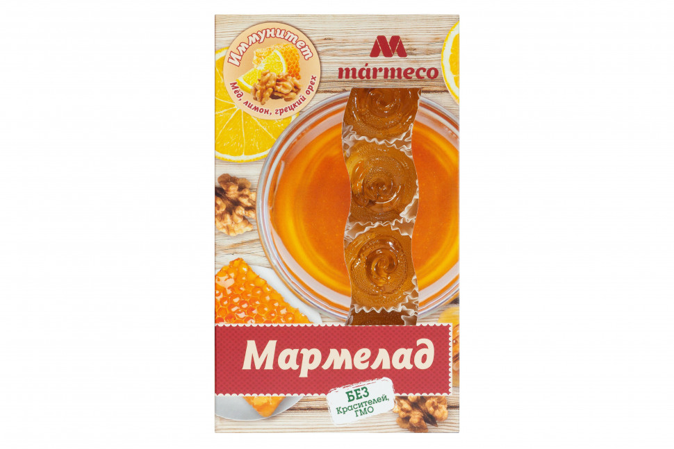  Мармелад "Иммунитет"  Мёд, лимон, грецкий орех, 180г  в Ногинске
